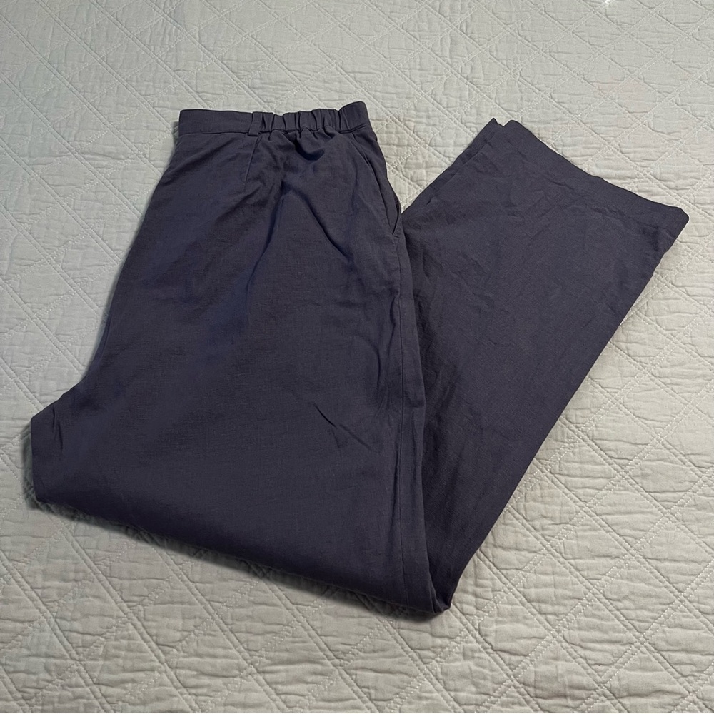 Appleseed's 100% Linen Lavender Pants 16